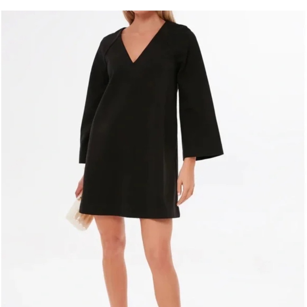 Tuckernuck Pomander Place Black Audrey Dress women size S two pockets